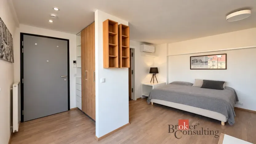 Pronájem bytu 1+kk, Praha - Dejvice, Nikoly Tesly, 46 m2