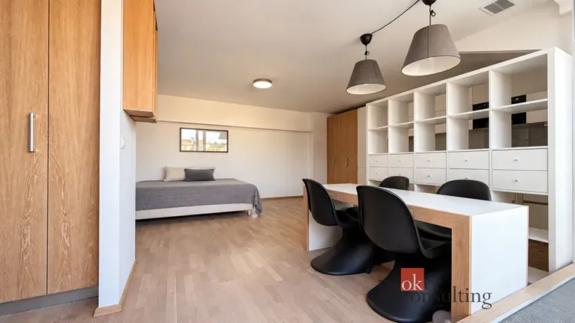 Pronájem bytu 1+kk, Praha - Dejvice, Nikoly Tesly, 46 m2