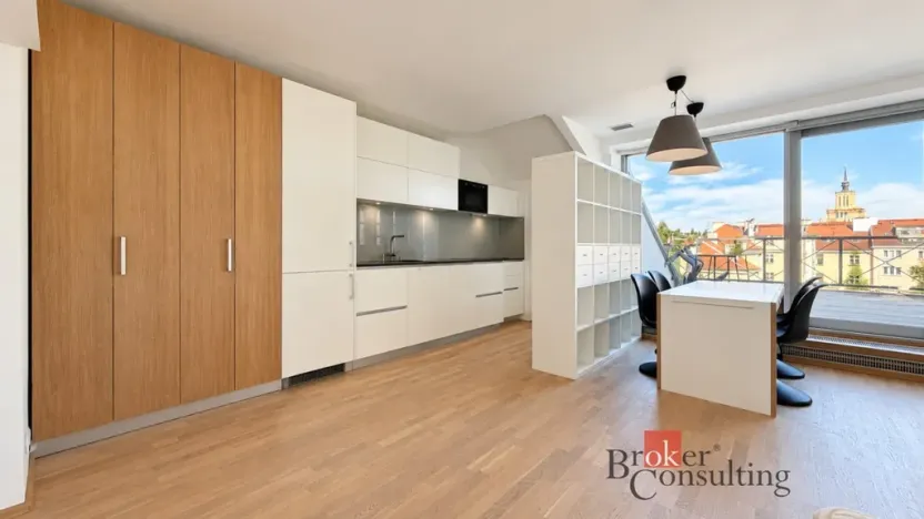 Pronájem bytu 1+kk, Praha - Dejvice, Nikoly Tesly, 46 m2