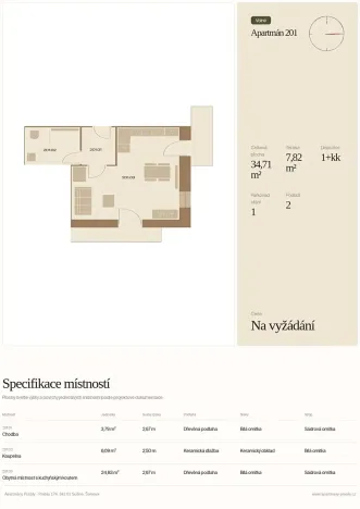 Prodej bytu 2+kk, Prášily, 35 m2