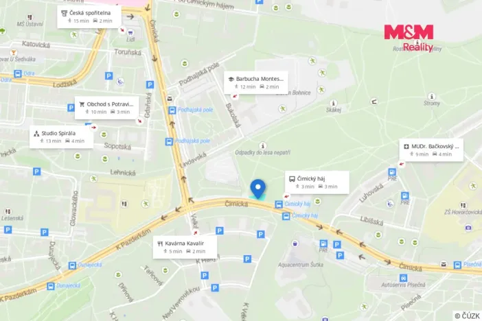 Prodej zahrady, Praha - Bohnice, 600 m2