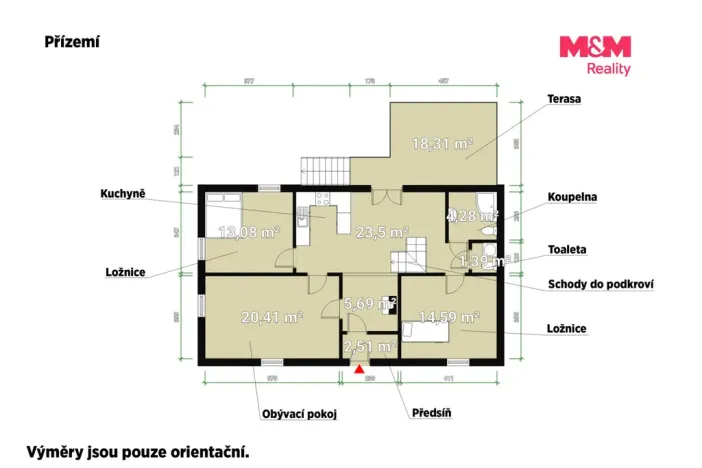 Prodej rodinného domu, Plzeň - Božkov, Letkovská, 213 m2