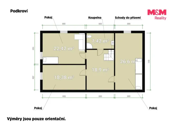 Prodej rodinného domu, Plzeň - Božkov, Letkovská, 213 m2