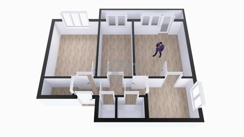Prodej bytu 3+1, Ostrava - Výškovice, Kubalova, 62 m2