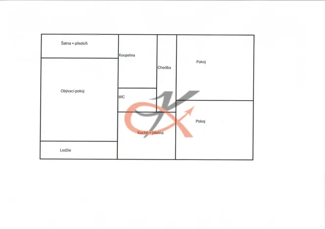 Prodej bytu 3+1, Hranice, Nová, 71 m2