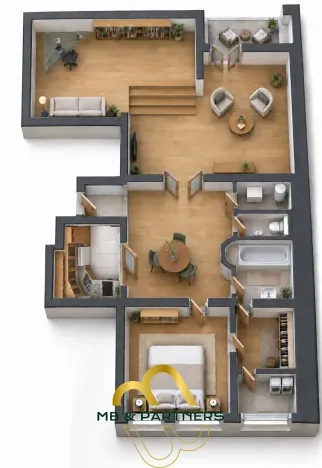 Pronájem bytu 3+kk, Praha - Vinohrady, Pod Karlovem, 85 m2