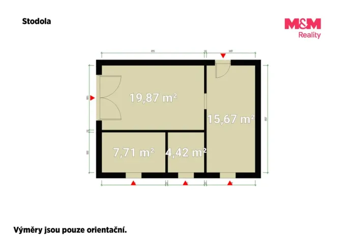 Prodej chalupy, Zahořany, 80 m2