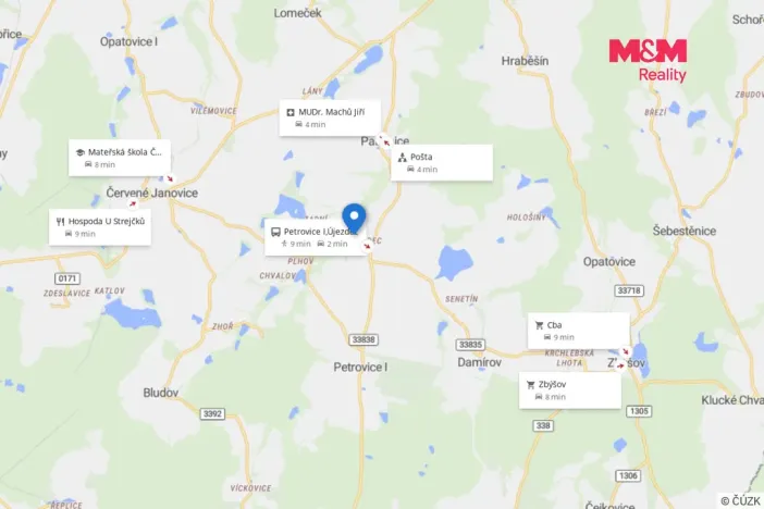 Prodej rodinného domu, Petrovice I - Újezdec, 51 m2