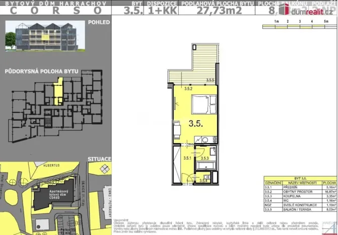 Prodej bytu 1+kk, Harrachov, 28 m2