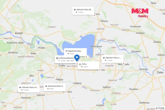 Prodej pozemku pro bydlení, Chbany - Vadkovice, 943 m2