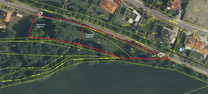 Prodej pozemku pro bydlení, Středokluky, Nad Běloky, 1189 m2