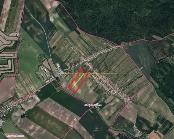 Prodej podílu pole, Starý Poddvorov, 623 m2