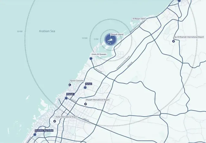 Prodej bytu 2+kk, Rás al-Chajma, Spojené arabské emiráty, 50 m2