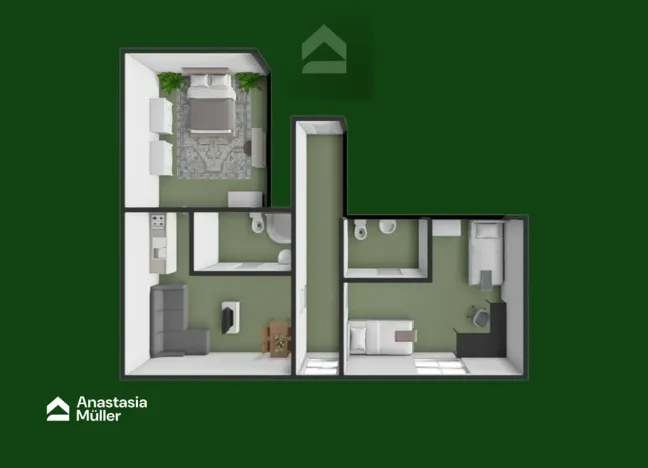 Pronájem bytu 3+kk, Plzeň - Křimice, Prvomájová, 68 m2