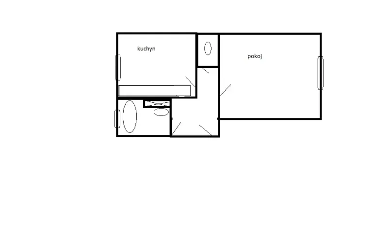 Pronájem bytu 1+1, Zabrušany, 45 m2