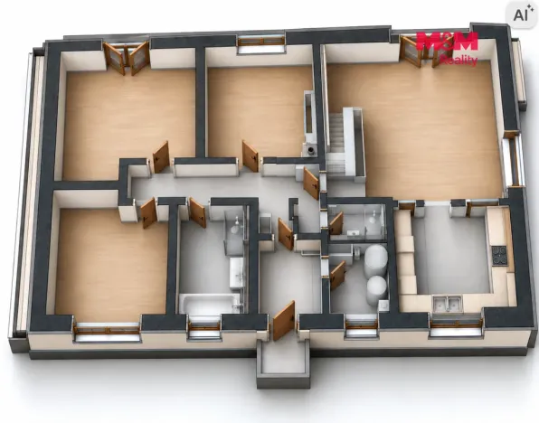 Prodej rodinného domu, Doubrava, 109 m2