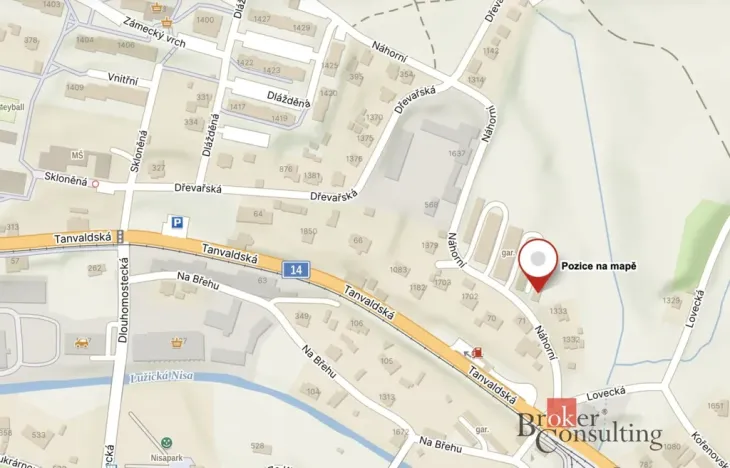 Pronájem garáže, Liberec - Liberec XXX-Vratislavice nad Nisou, Náhorní, 16 m2