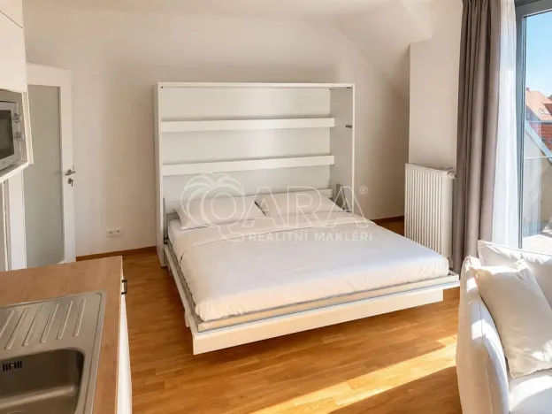 Pronájem bytu 1+kk, Praha - Radlice, Na Farkáně I, 28 m2