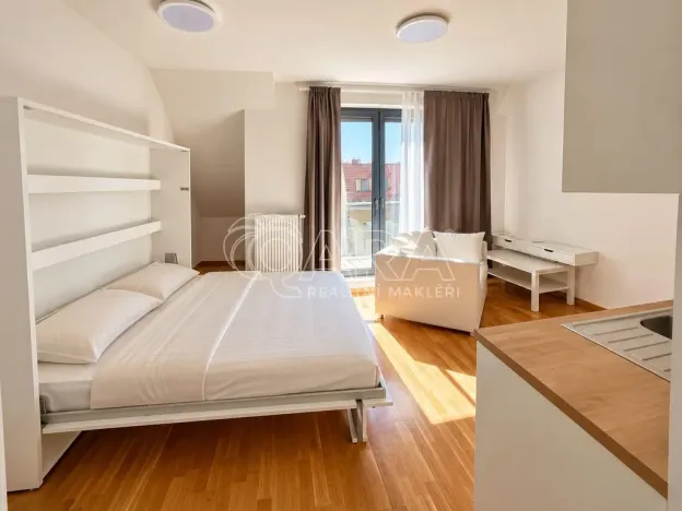 Pronájem bytu 1+kk, Praha - Radlice, Na Farkáně I, 28 m2