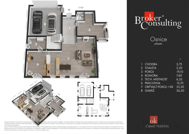 Prodej rodinného domu, Jesenice - Osnice, Kalinová, 339 m2