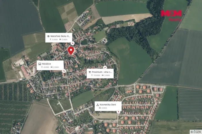 Prodej rodinného domu, Holubice, Na Návsi, 61 m2
