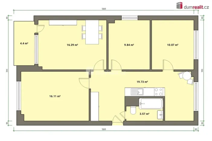 Prodej bytu 4+1, Sokolov, Alšova, 82 m2