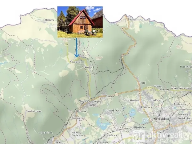 Prodej chaty, Moldava - Nové Město, 50 m2