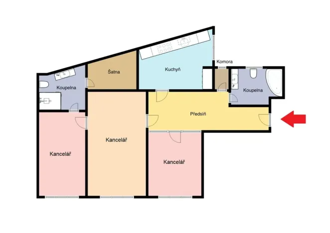 Pronájem kanceláře, Praha - Nové Město, Václavské náměstí, 97 m2