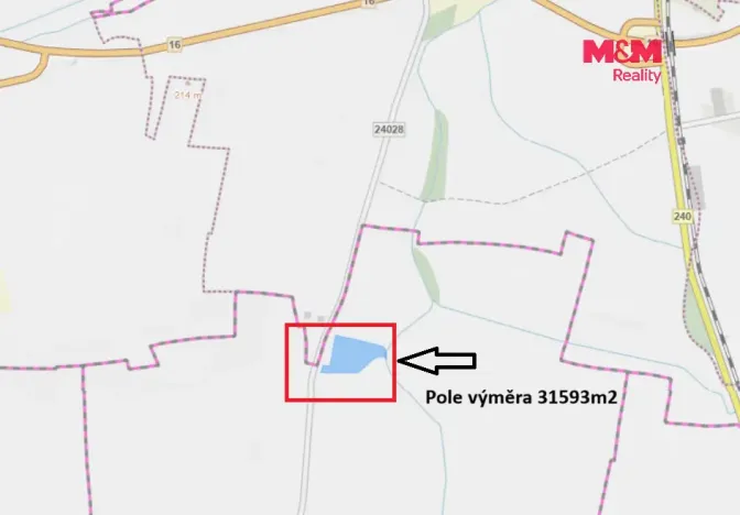 Prodej pole, Neuměřice, 24800 m2