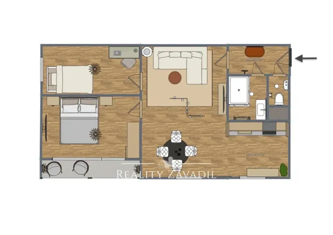 Prodej bytu 3+kk, Benešov, Bezručova, 57 m2