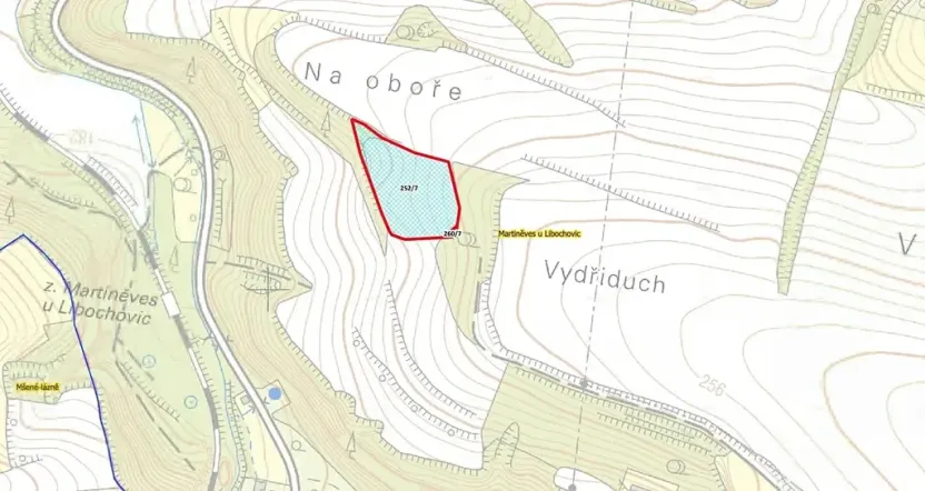 Prodej pole, Martiněves, 10107 m2