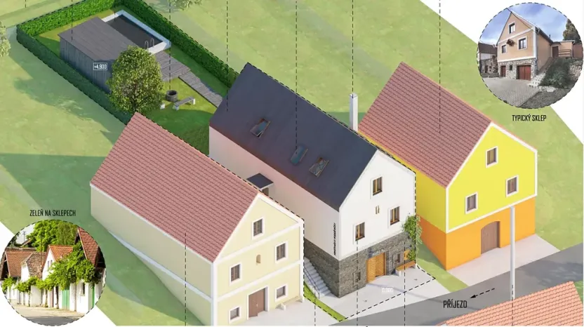 Prodej vinného sklepa, Pavlov, Zahradní, 198 m2