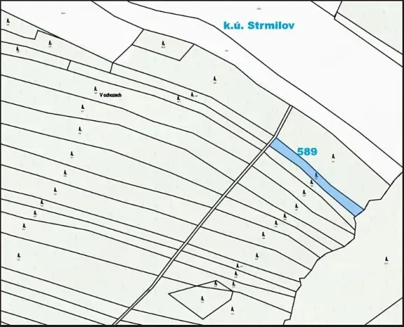 Prodej lesa, Strmilov, 1331 m2