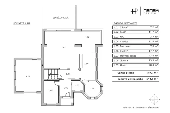 Prodej rodinného domu, Olomouc, 262 m2