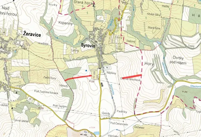 Prodej pole, Syrovín, 10528 m2