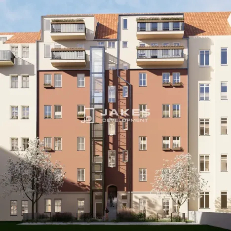 Pronájem bytu 2+kk, Praha - Smíchov, Grafická, 35 m2