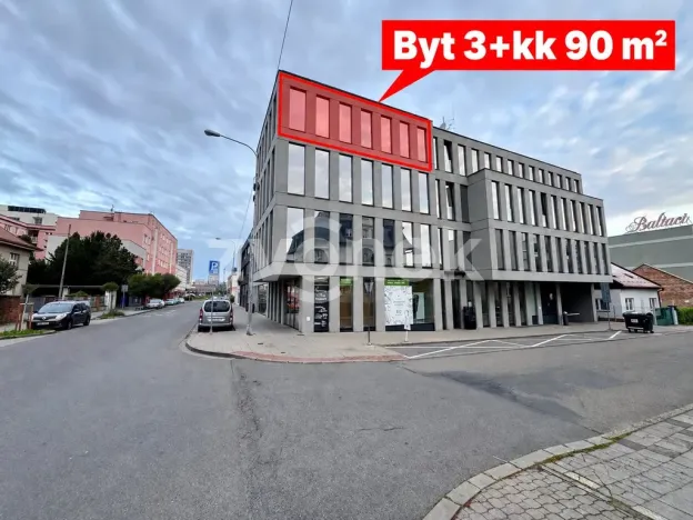 Pronájem bytu 3+kk, Zlín, Lešetín II, 90 m2