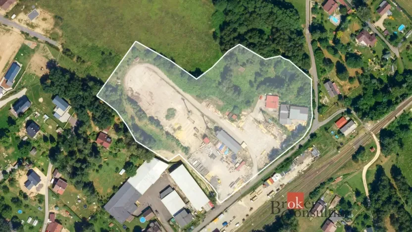 Prodej komerčního pozemku, 20448 m², Nádražní, Mníšek