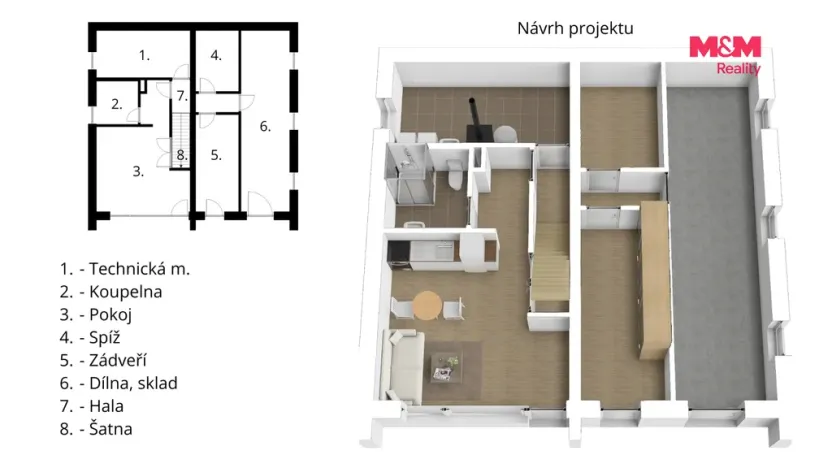 Prodej rodinného domu, Staré Hodějovice, Kohoutova, 189 m2