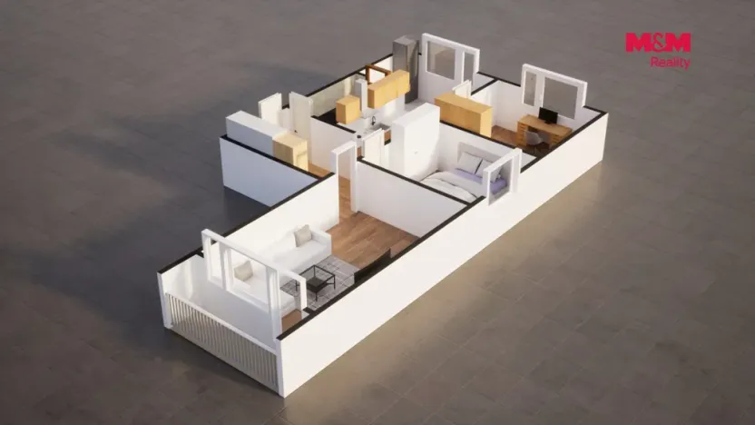 Prodej bytu 3+1, Ústí nad Labem - Ústí nad Labem-centrum, SNP, 62 m2