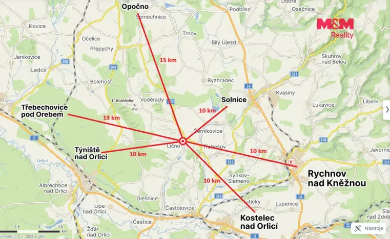 Prodej pozemku pro bydlení, Lično, 2203 m2