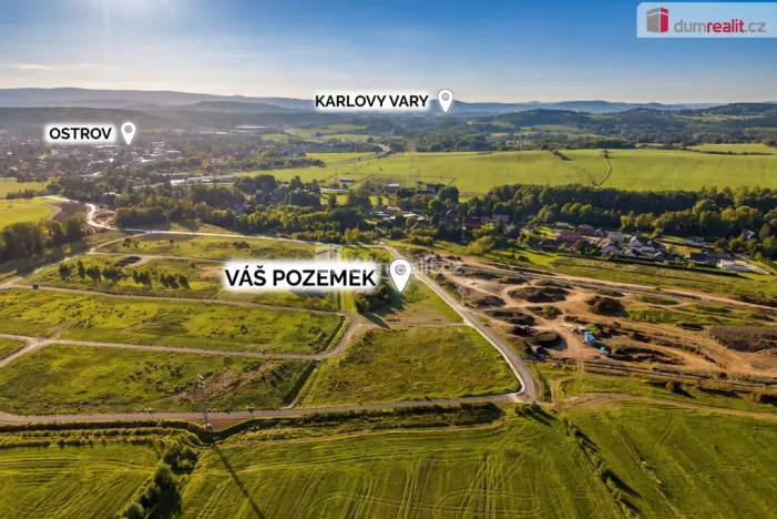 Prodej pozemku pro bydlení, Ostrov - Kfely, 550 m2