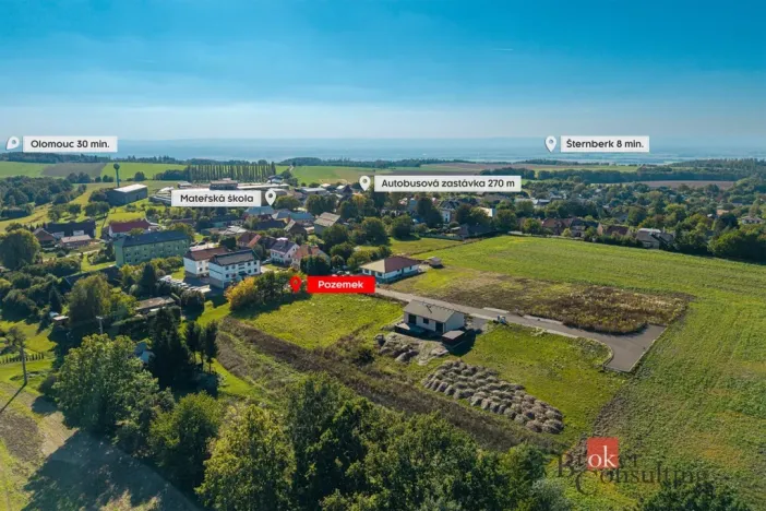 Prodej pozemku pro bydlení, Domašov u Šternberka, 973 m2