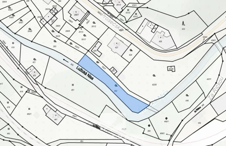Prodej zahrady, Jablonec nad Nisou - Proseč nad Nisou, 912 m2