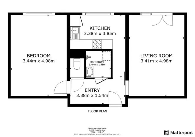 Pronájem bytu 2+1, Praha - Strašnice, Hostýnská, 53 m2