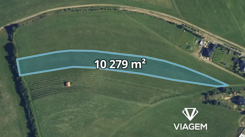 Prodej stavebního pozemku, 3426 m², Velenov