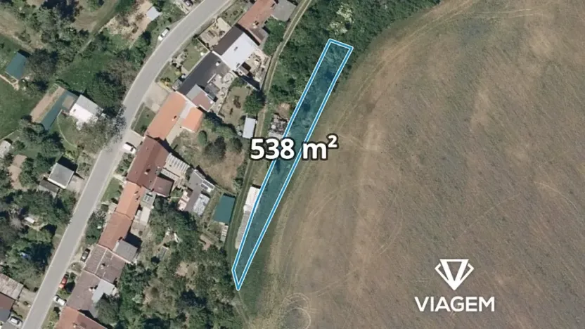 Prodej zahrady, Otaslavice, 538 m2