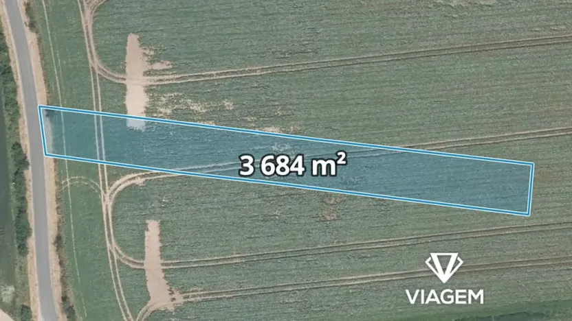 Prodej pole, 1228 m², Dobřichov