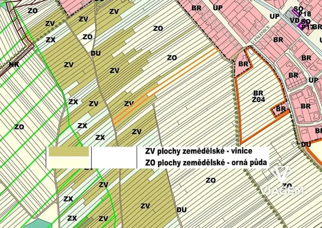 Prodej podílu pole, Hrušky, 293 m2