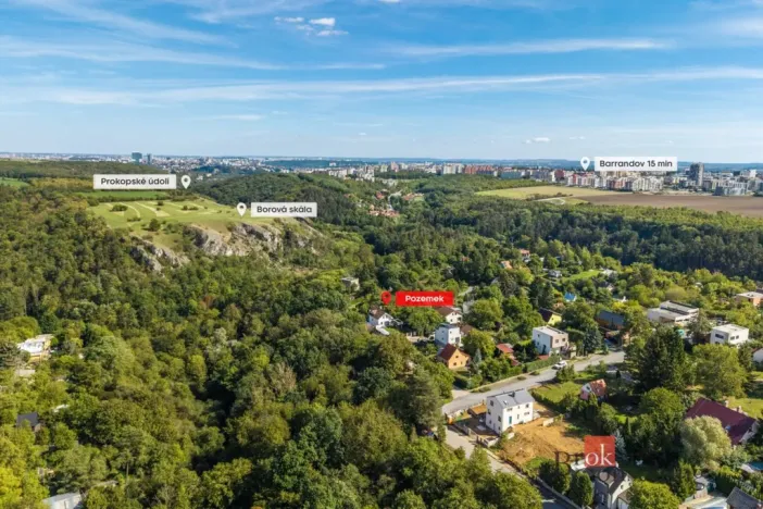 Prodej pozemku pro bydlení, Praha - Jinonice, 587 m2